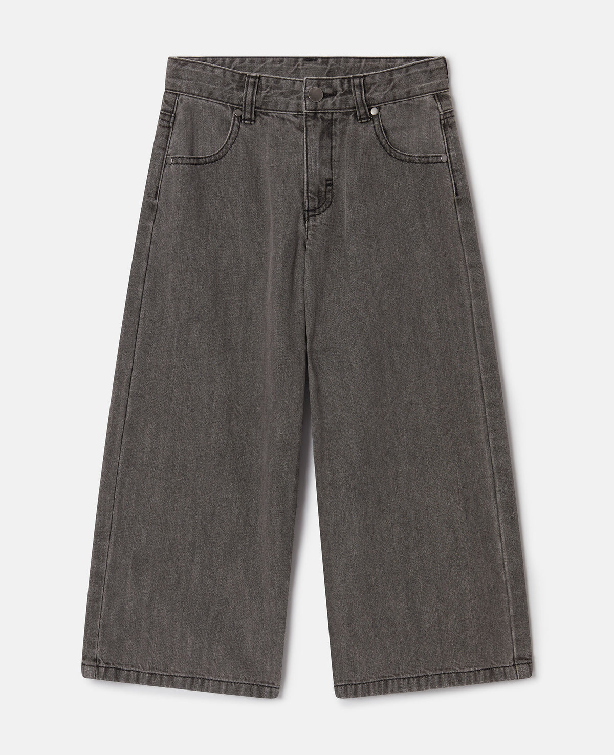 Straight-Leg Denim Jeans