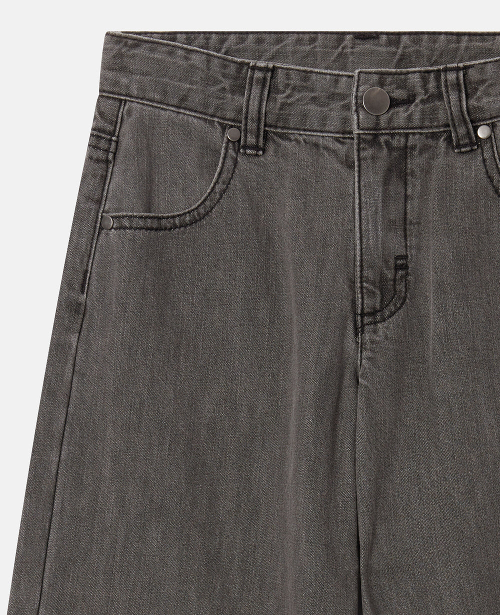 Straight-Leg Denim Jeans