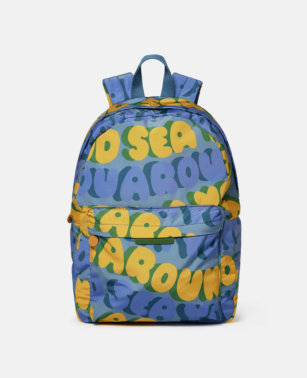 Slogan Graphic Backpack
