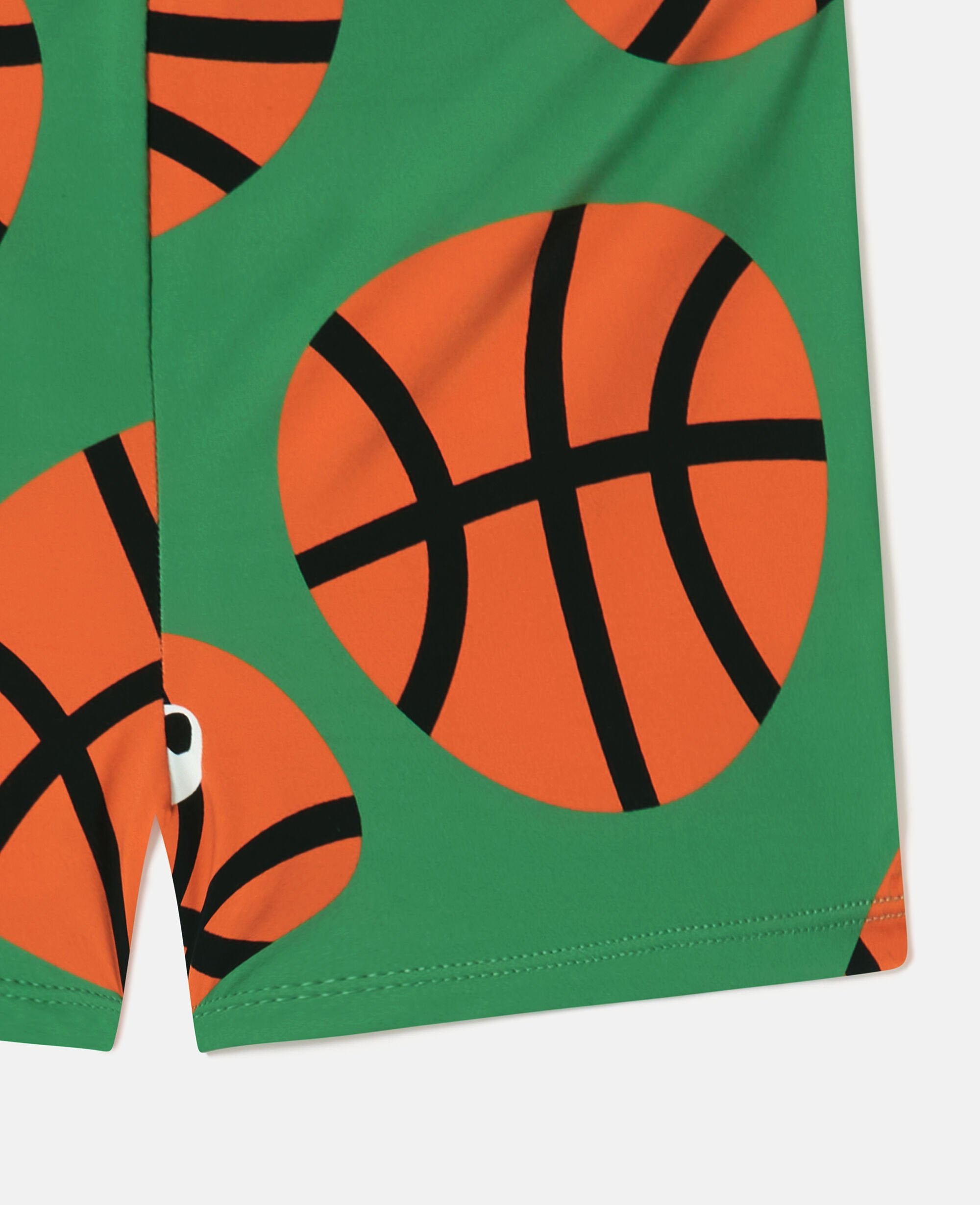 Basketball Print Swim Shorts