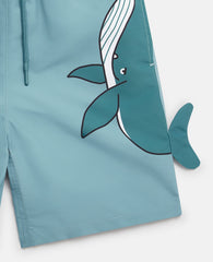 Whale Graphic Swim Shorts