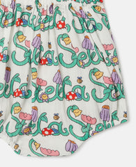 Stella Vine Print Romper
