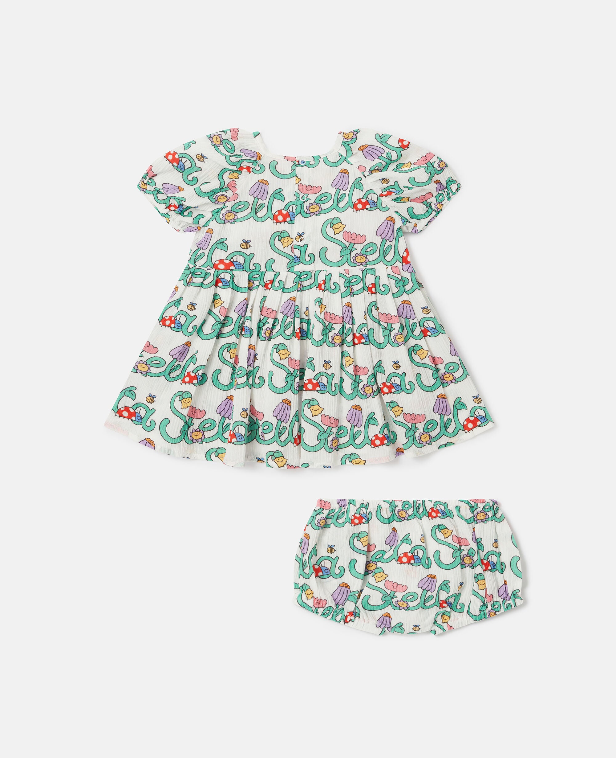 Stella Vine Print Dress and Bloomers Set