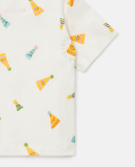 Party Hat Print T-Shirt