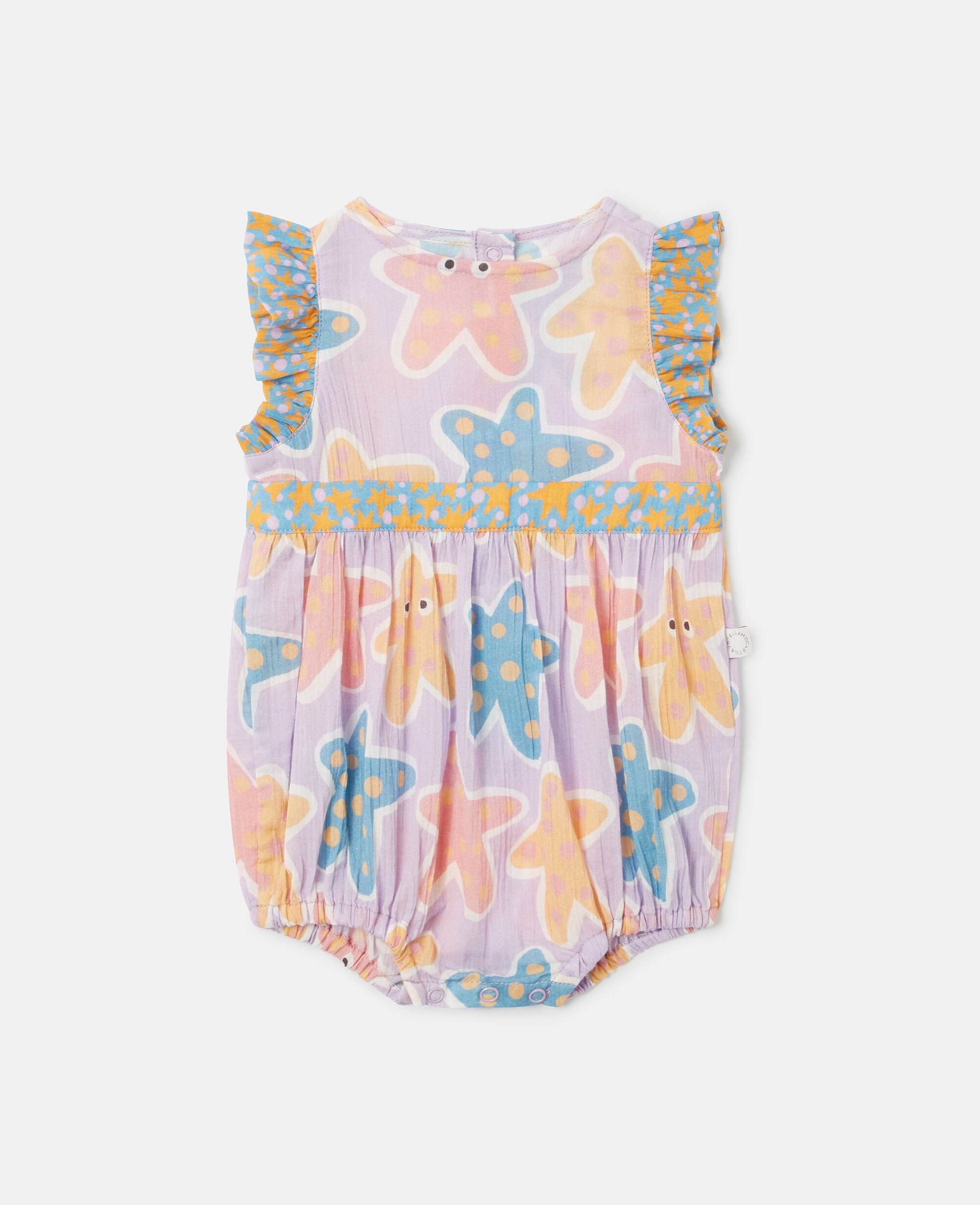 Starfish Print Cotton Romper