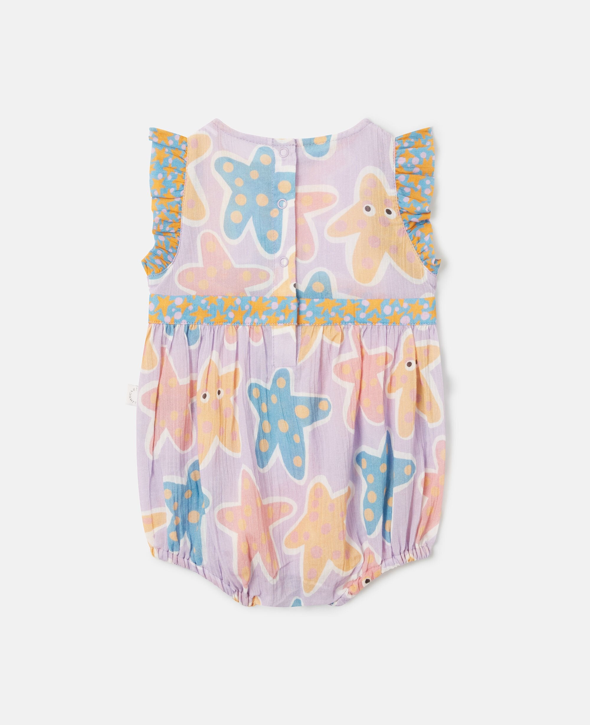 Starfish Print Cotton Romper