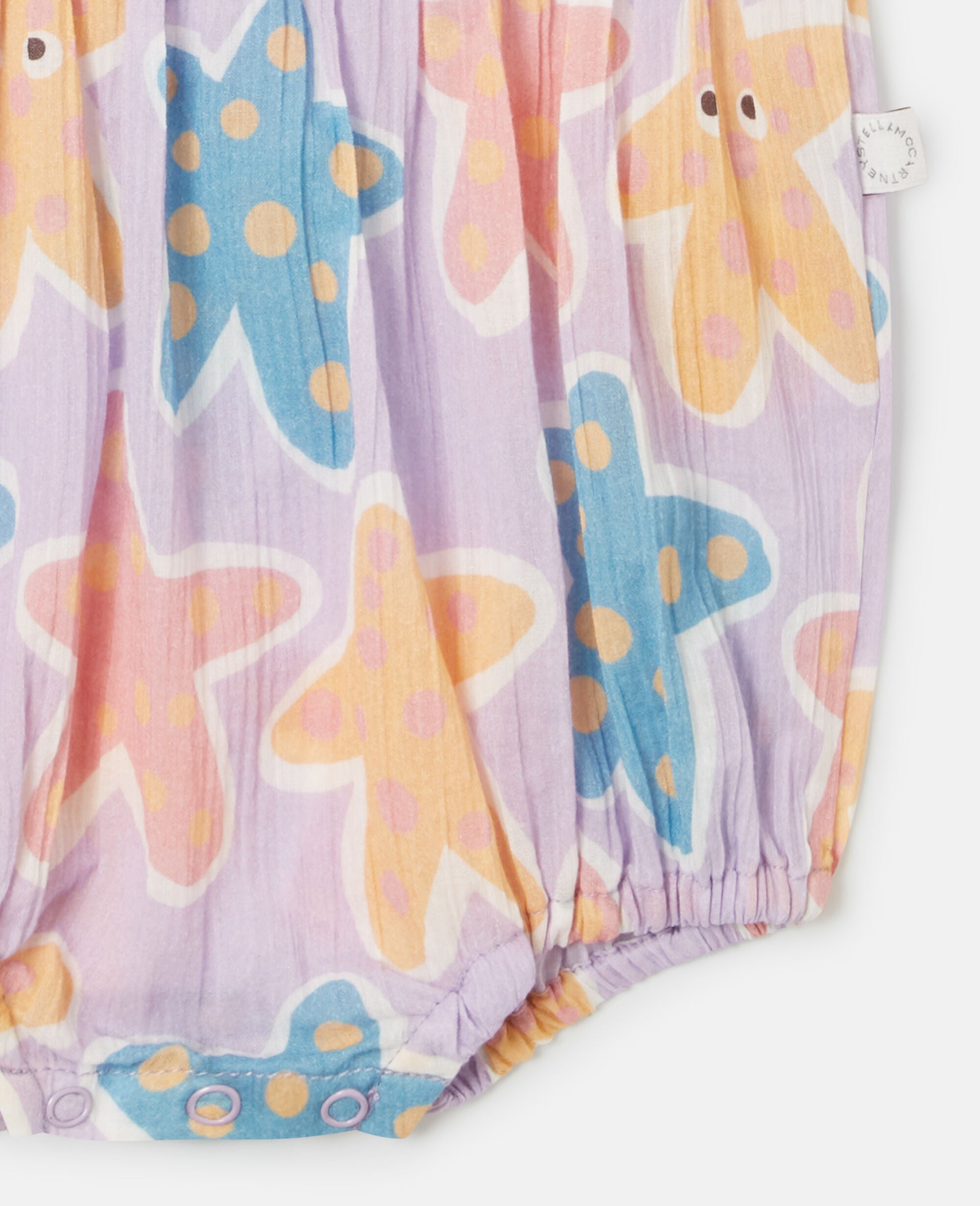 Starfish Print Cotton Romper