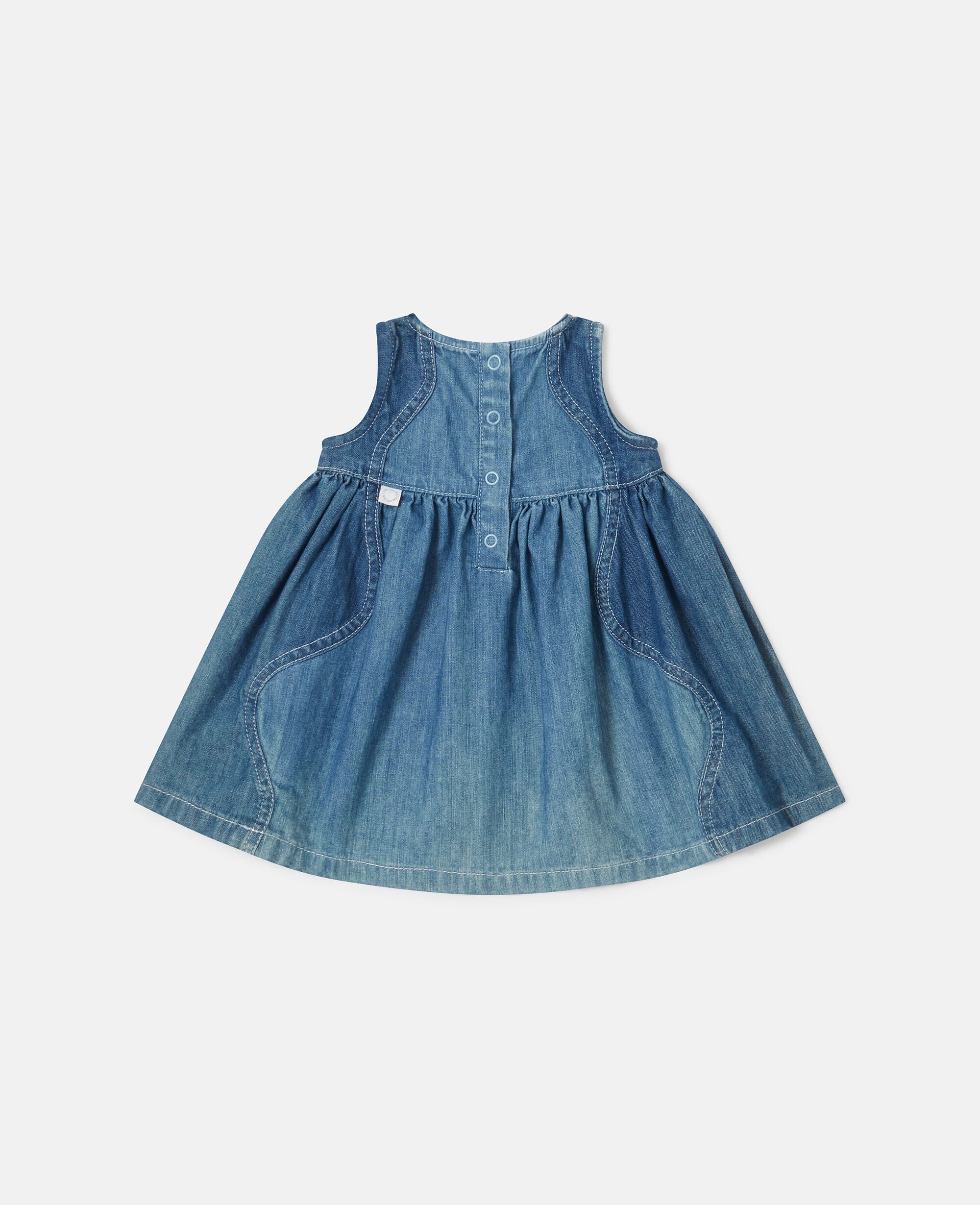 Denim Tiered Dress