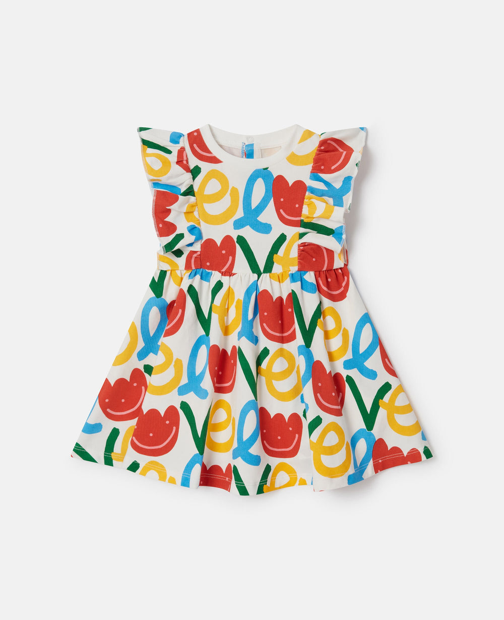 All-Over Floral Cotton Dress