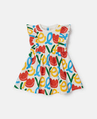 All-Over Floral Cotton Dress