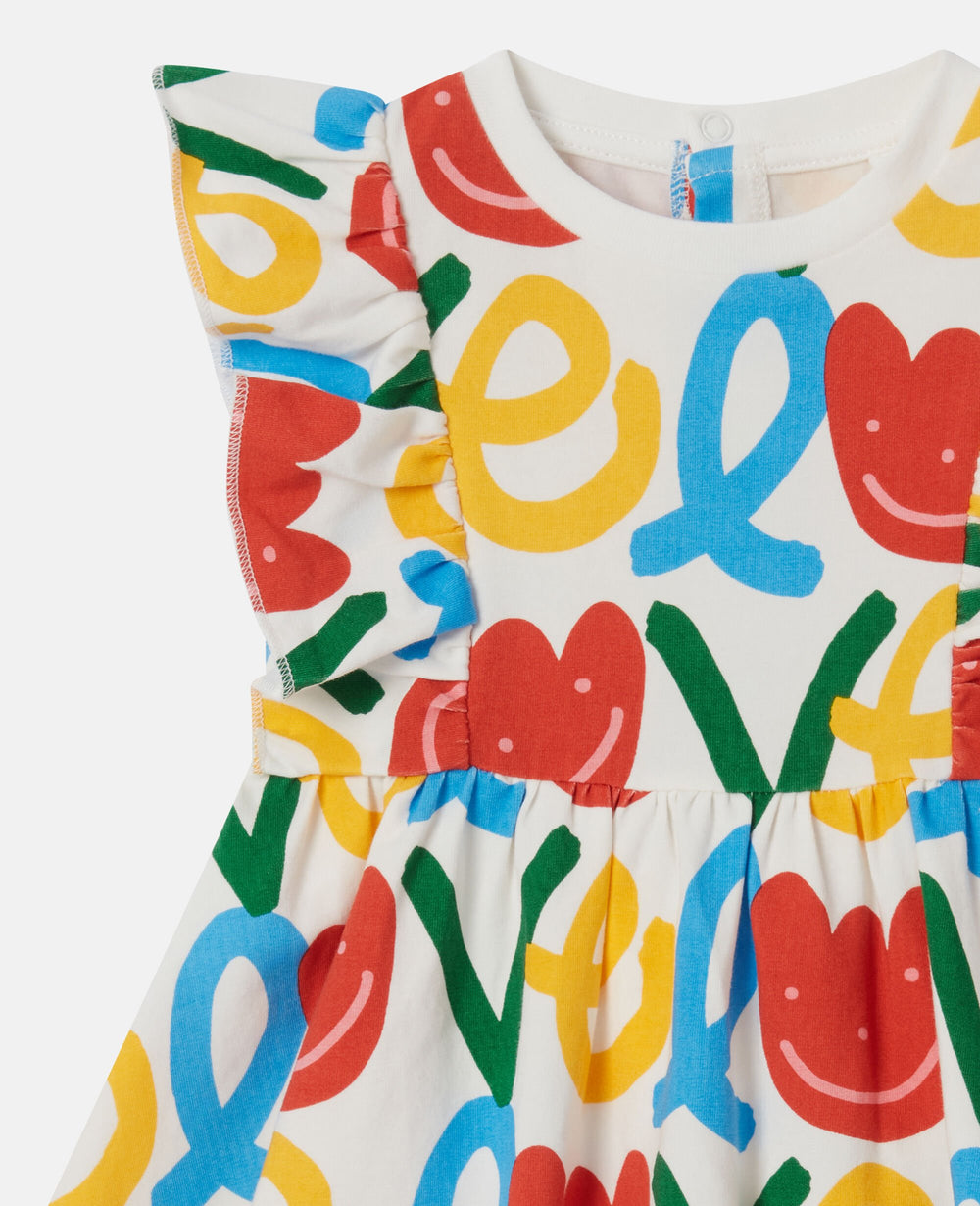 All-Over Floral Cotton Dress