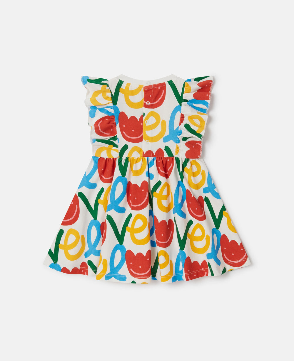 All-Over Floral Cotton Dress