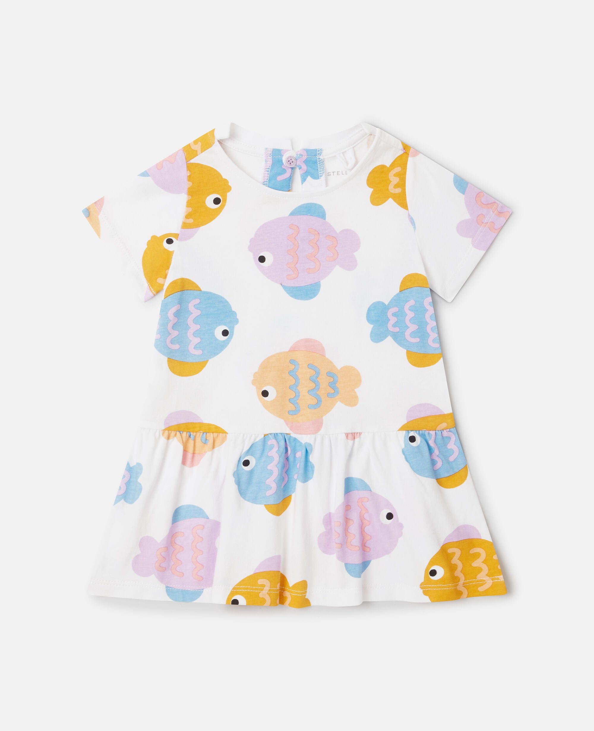 Fish Print Jersey Dress