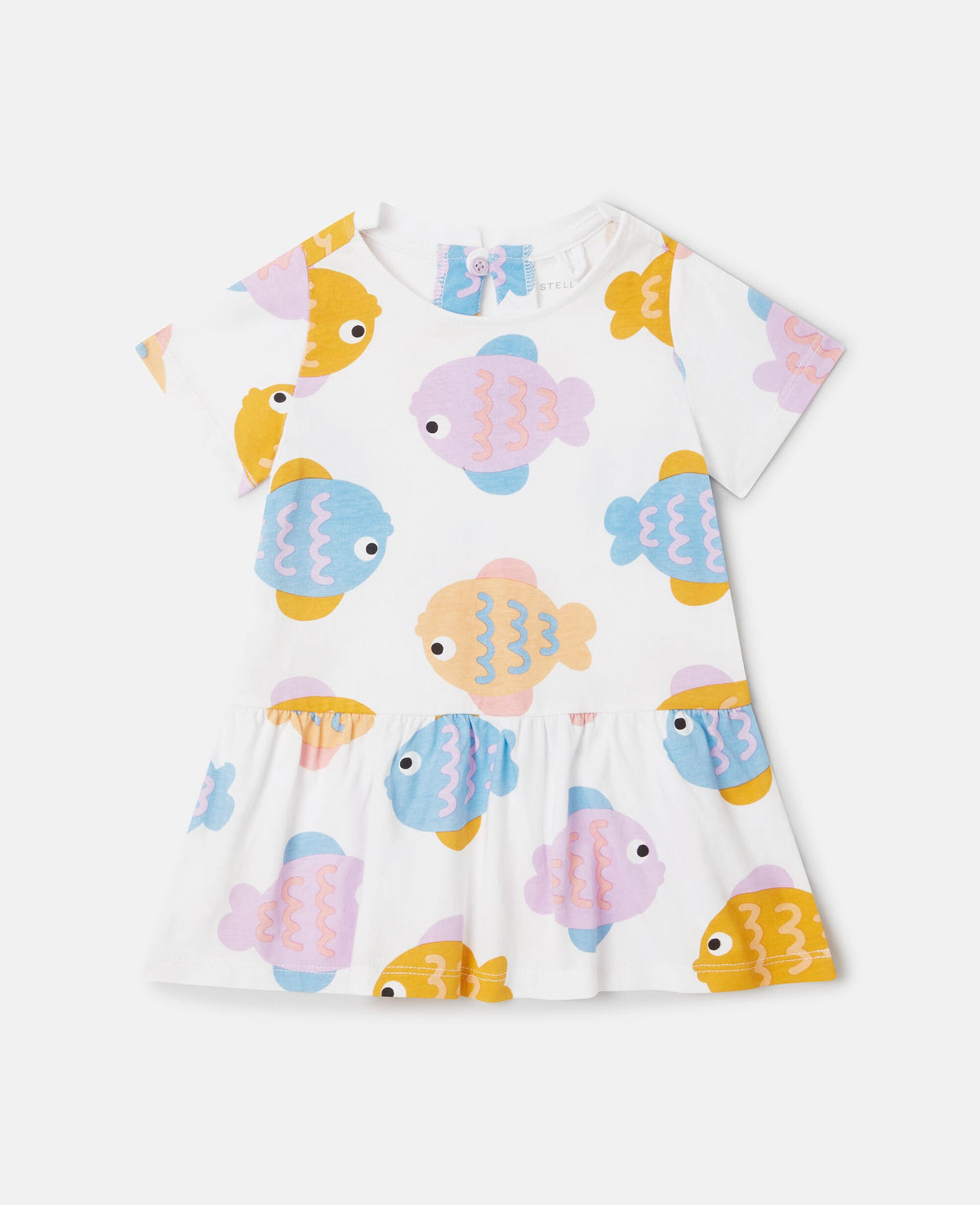 Fish Print Jersey Dress