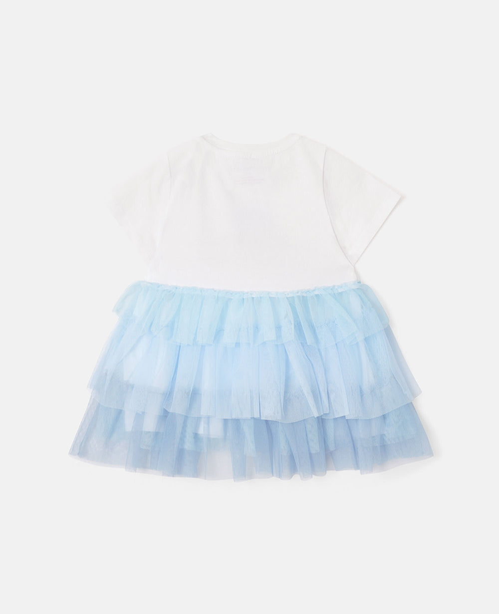 Fish Graphic Tulle Dress