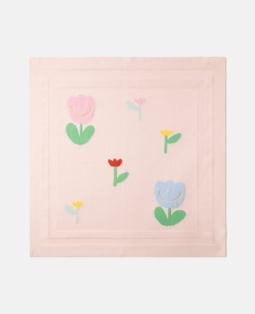 Floral Appliqué Blanket