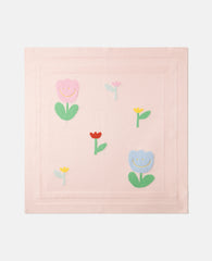Floral Appliqué Blanket
