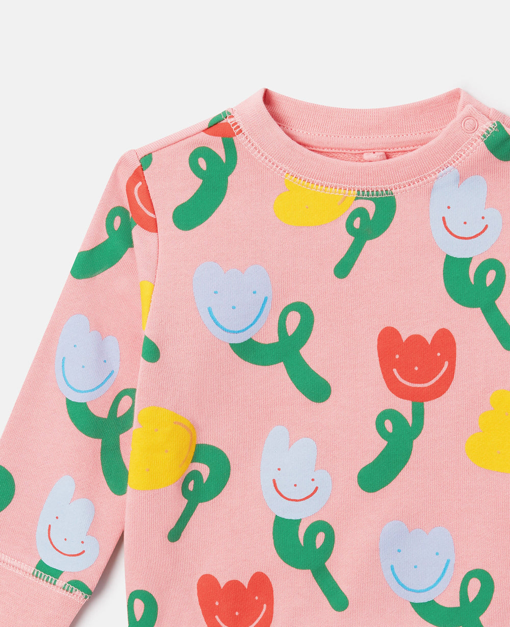 All-Over Floral Sweatshirt