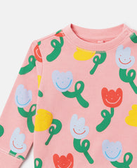 All-Over Floral Sweatshirt