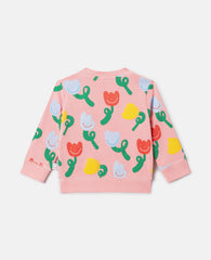 All-Over Floral Sweatshirt