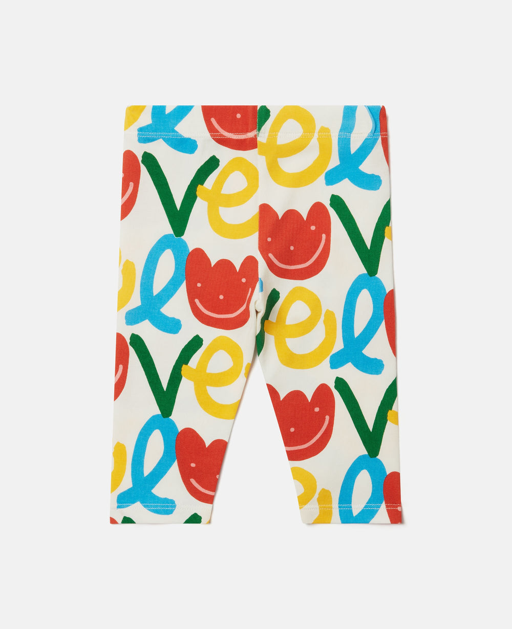 All-Over Love Print Leggings