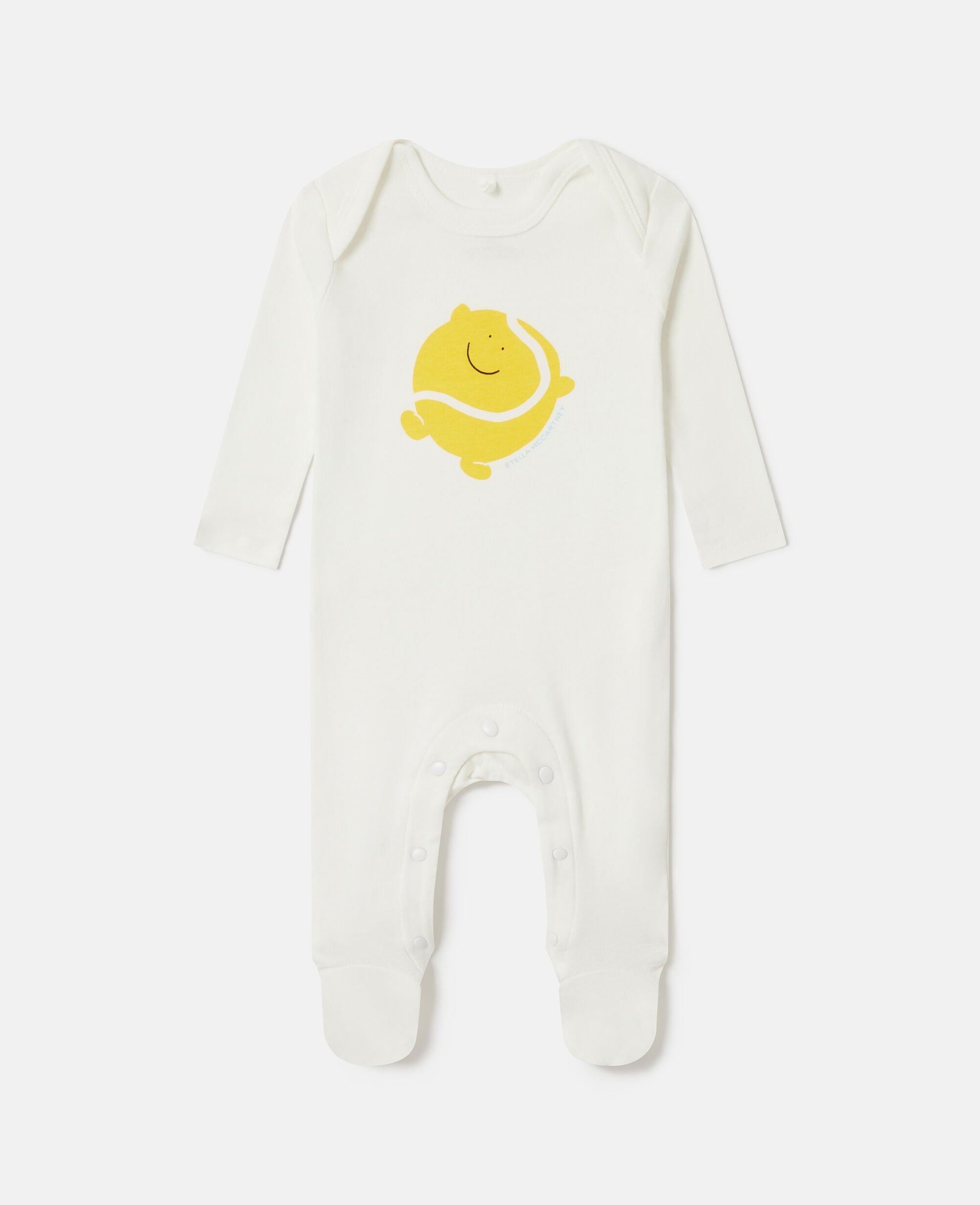Tennis Ball Graphic Hat And Romper Set