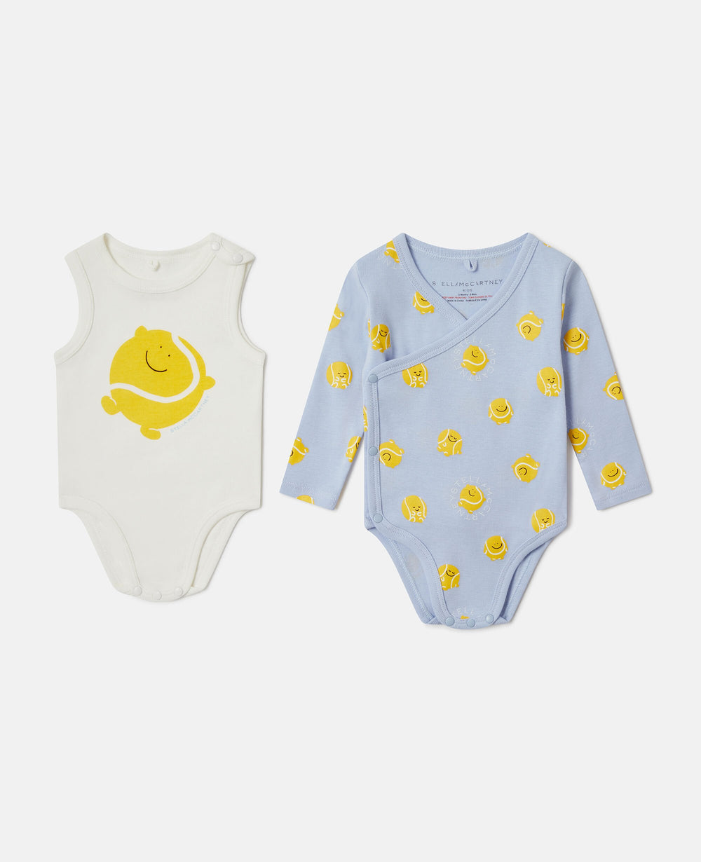 Tennis Ball Print Romper Set