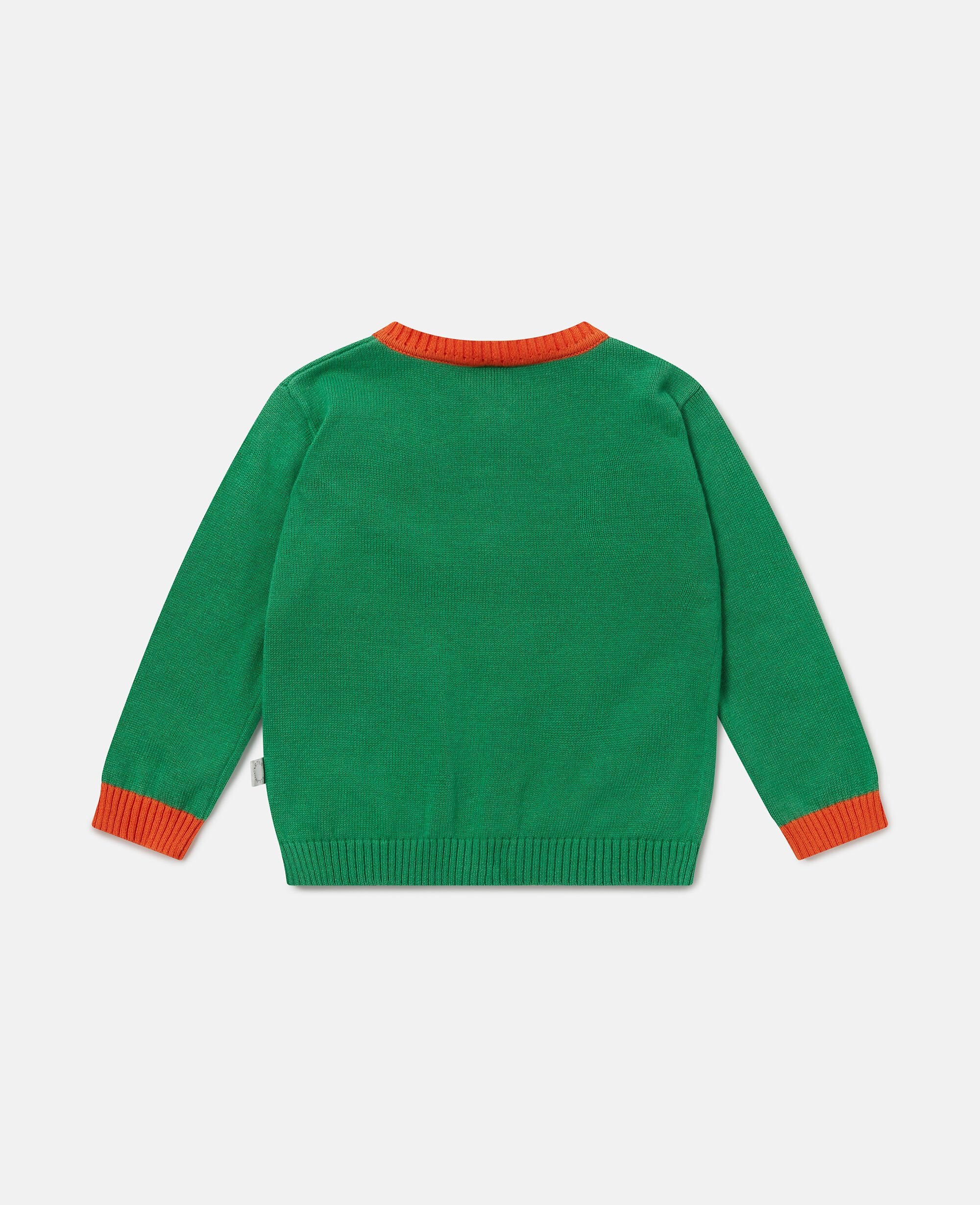 Sports Motif Knitted Cardigan
