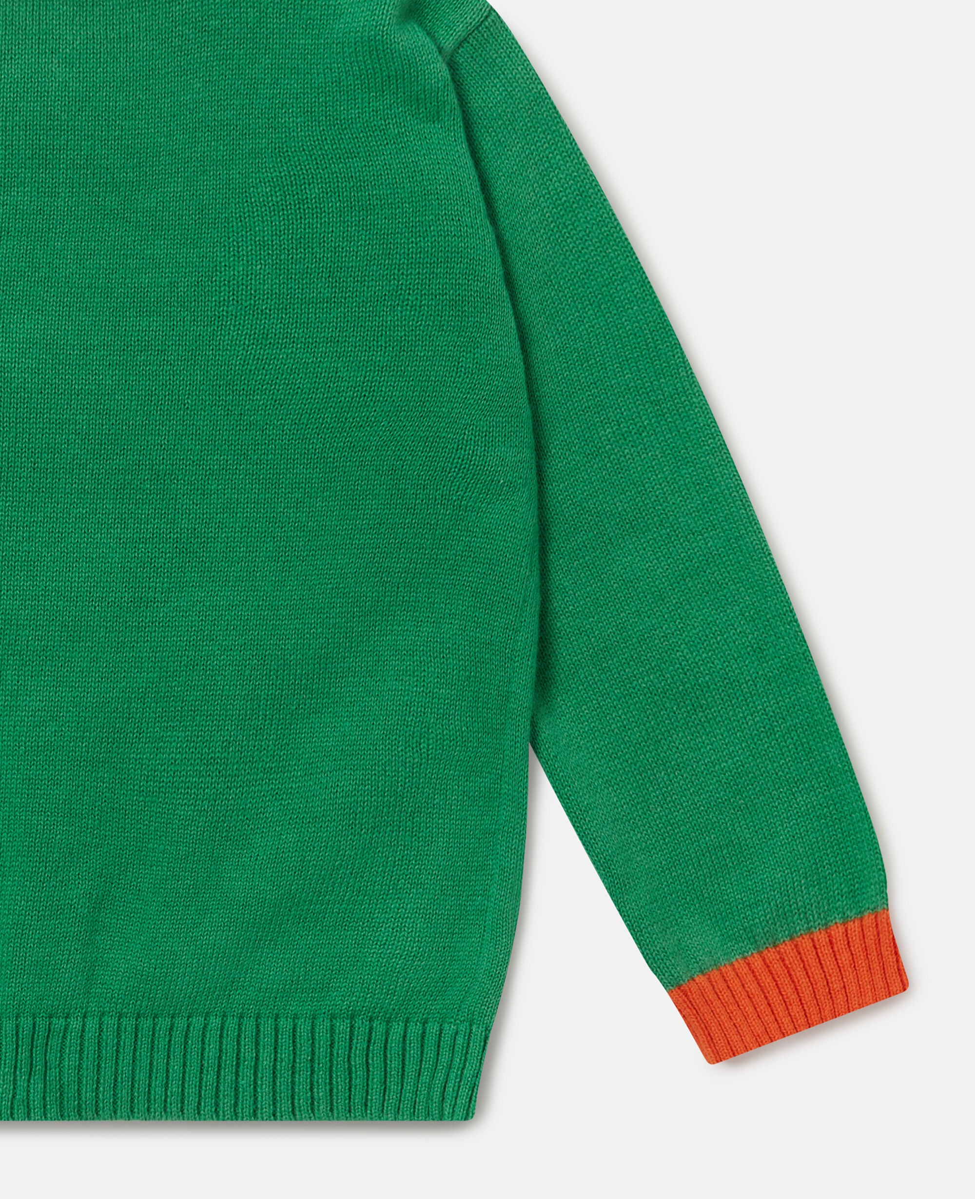 Sports Motif Knitted Cardigan