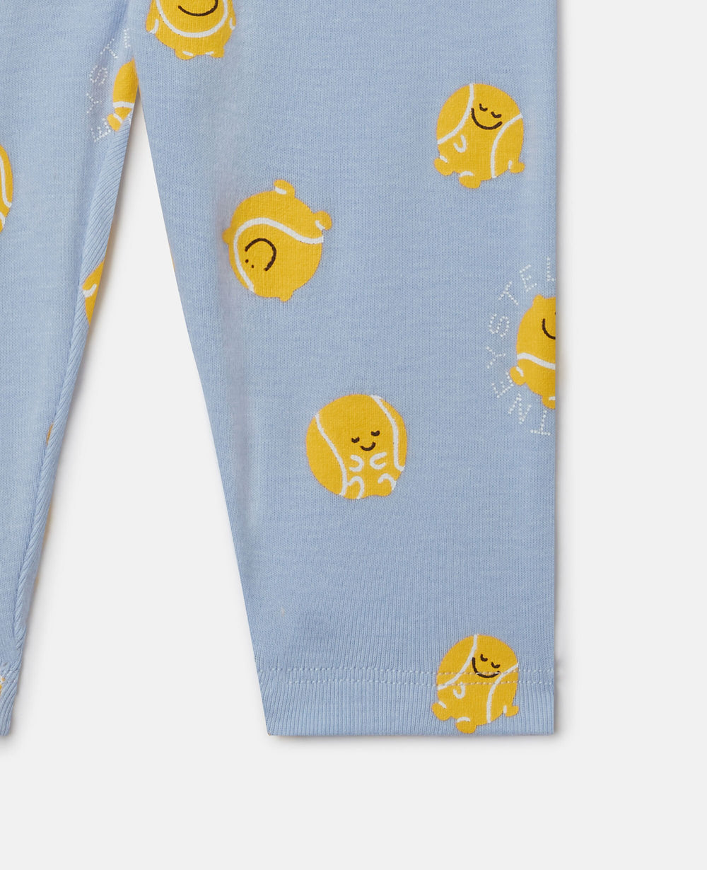 Tennis Ball Print Leggings