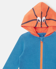 Basketball Hood Zipper Hoodie