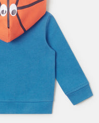 Basketball Hood Zipper Hoodie