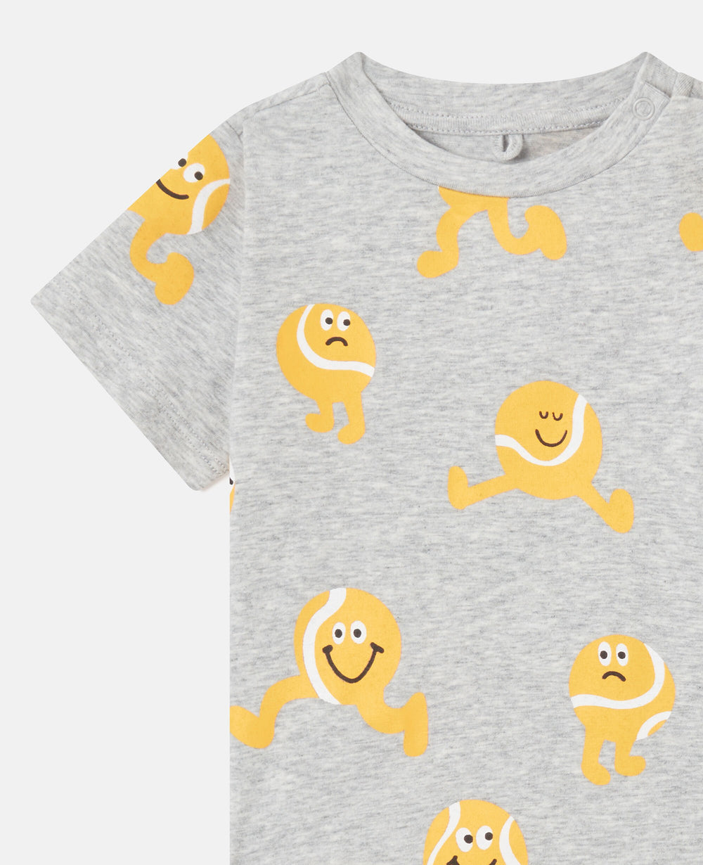 Tennis Ball Print T-Shirt