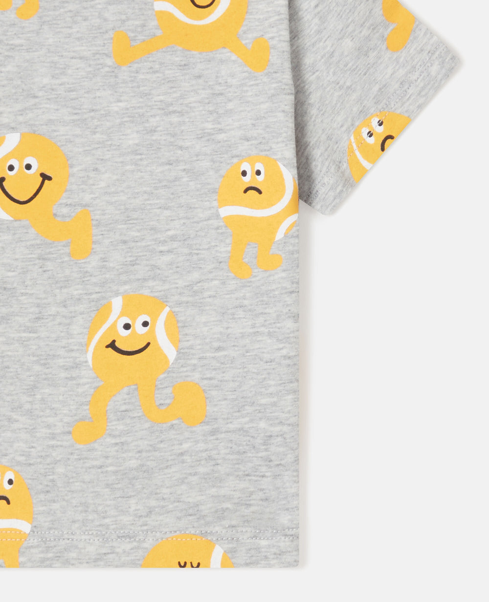 Tennis Ball Print T-Shirt