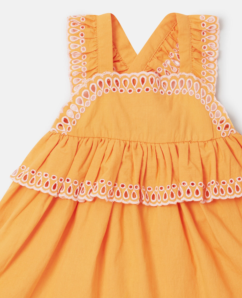 Popeline Dress and Bloomers Set