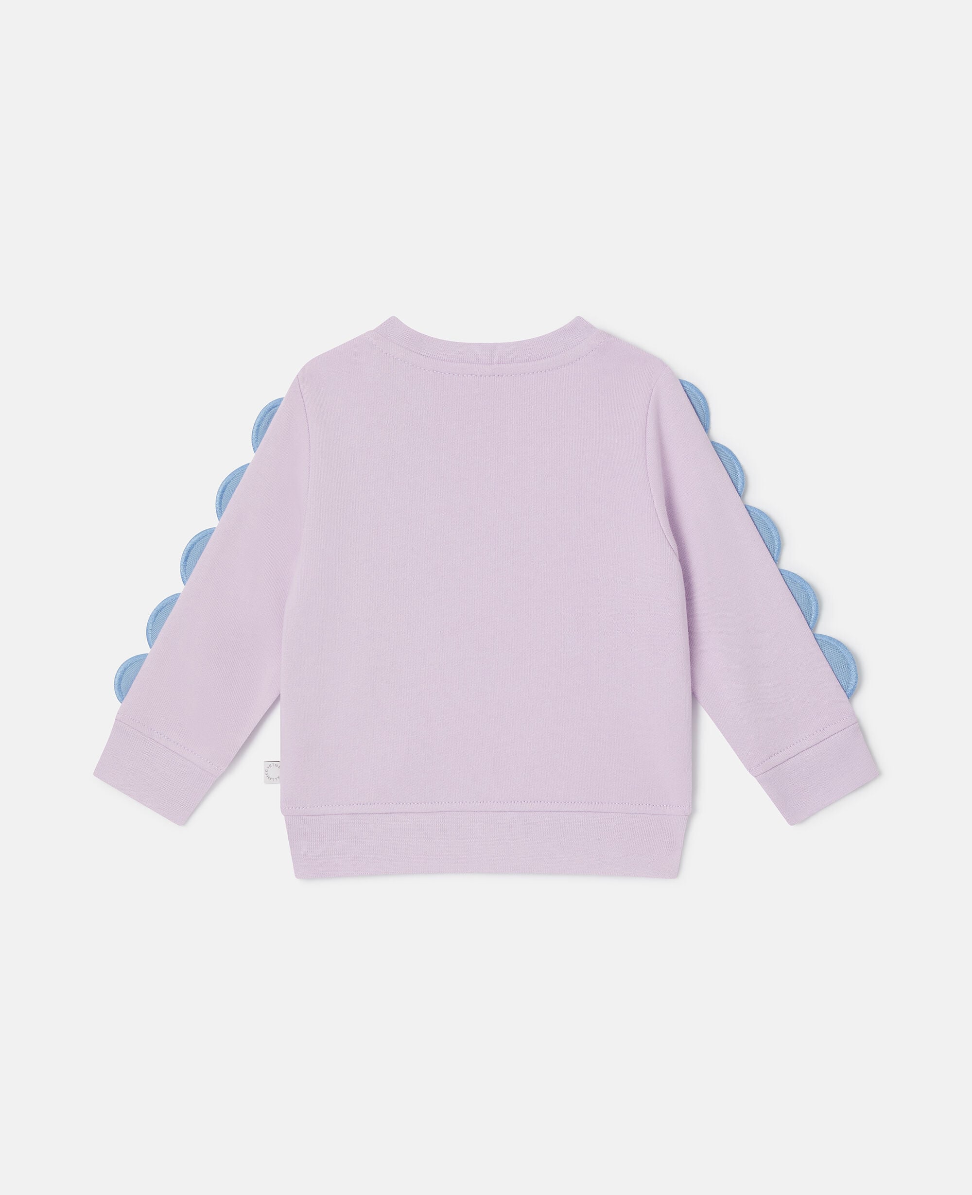 Fish Graphic Scallop Sleeve Sweatshirt