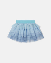 Tiered Tulle Mini Skirt