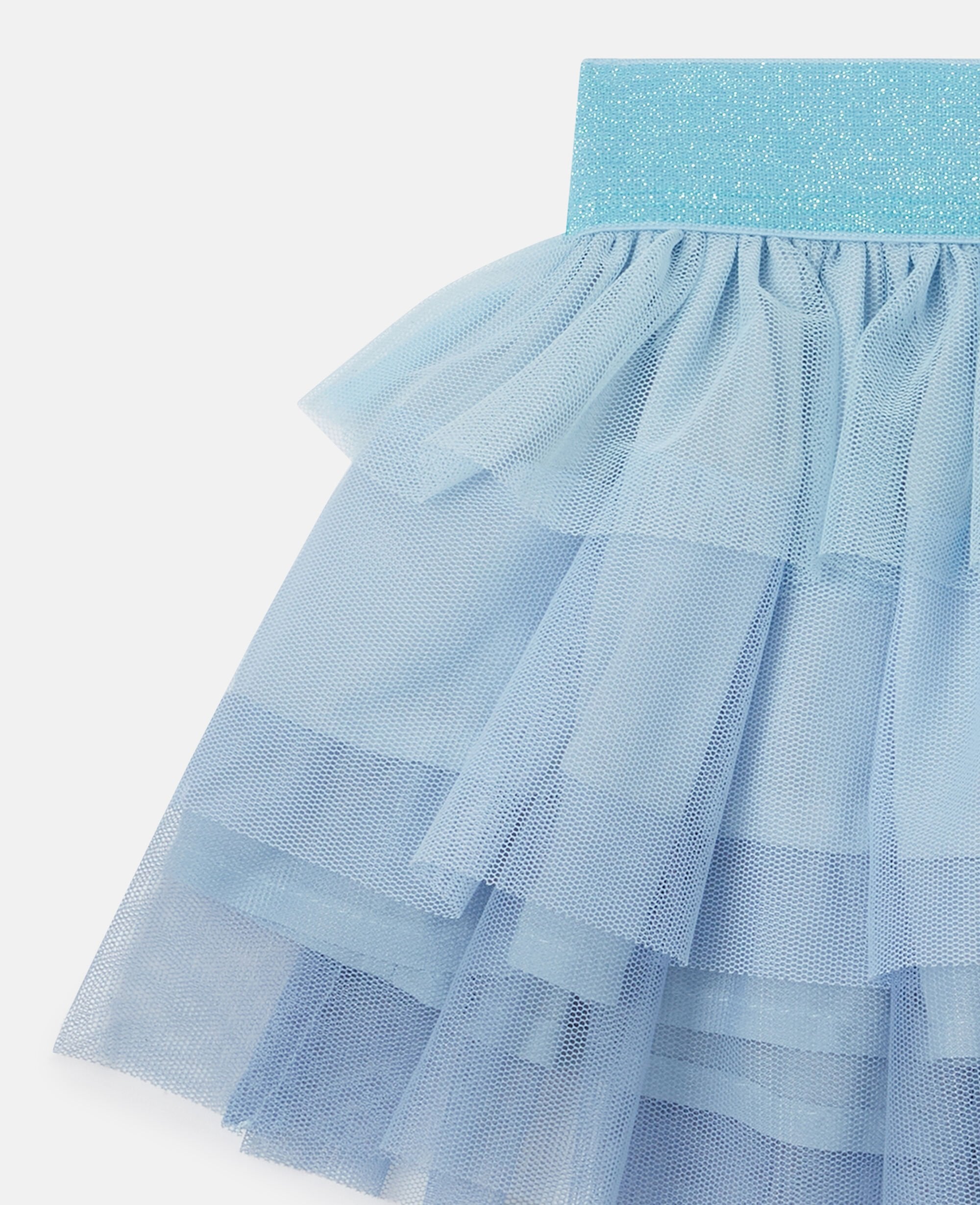 Tiered Tulle Mini Skirt