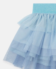 Tiered Tulle Mini Skirt