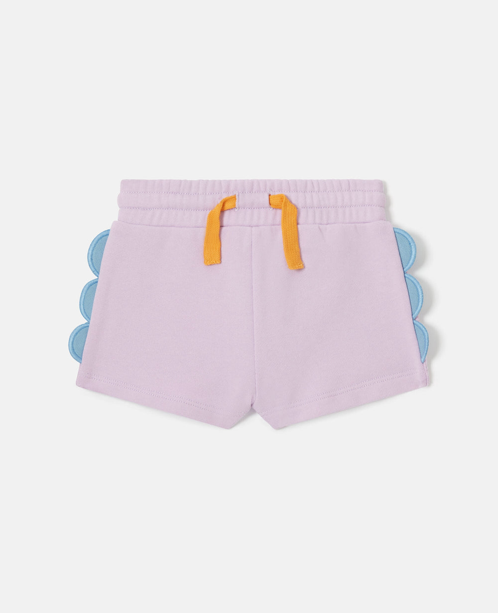 Scallop Trim Sweat Shorts