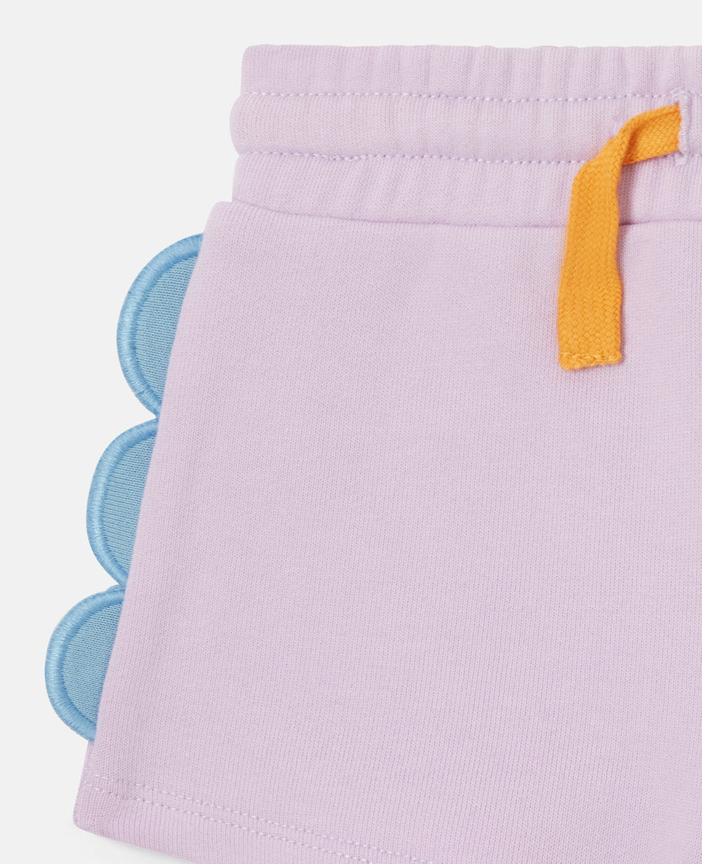 Scallop Trim Sweat Shorts