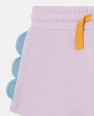 Scallop Trim Sweat Shorts