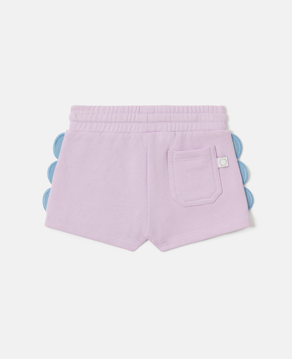 Scallop Trim Sweat Shorts