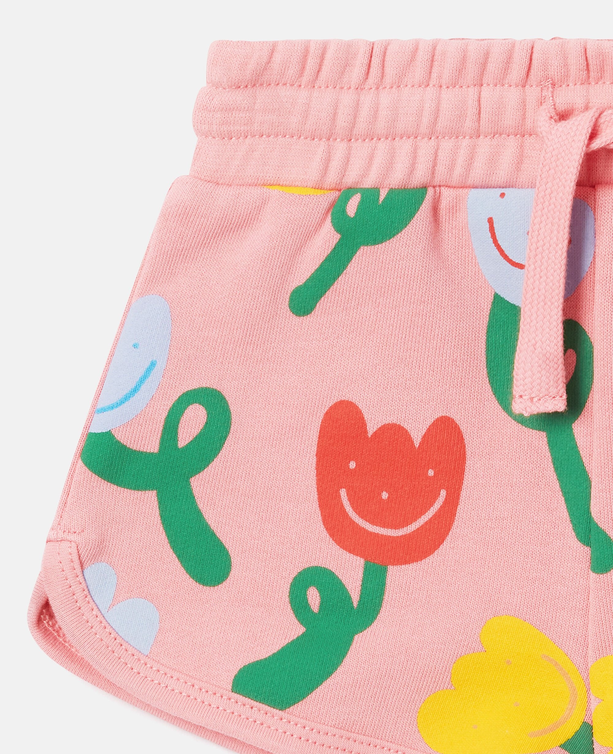 All-Over Floral Jersey Shorts