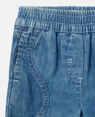Elasticated Denim Sweatpants