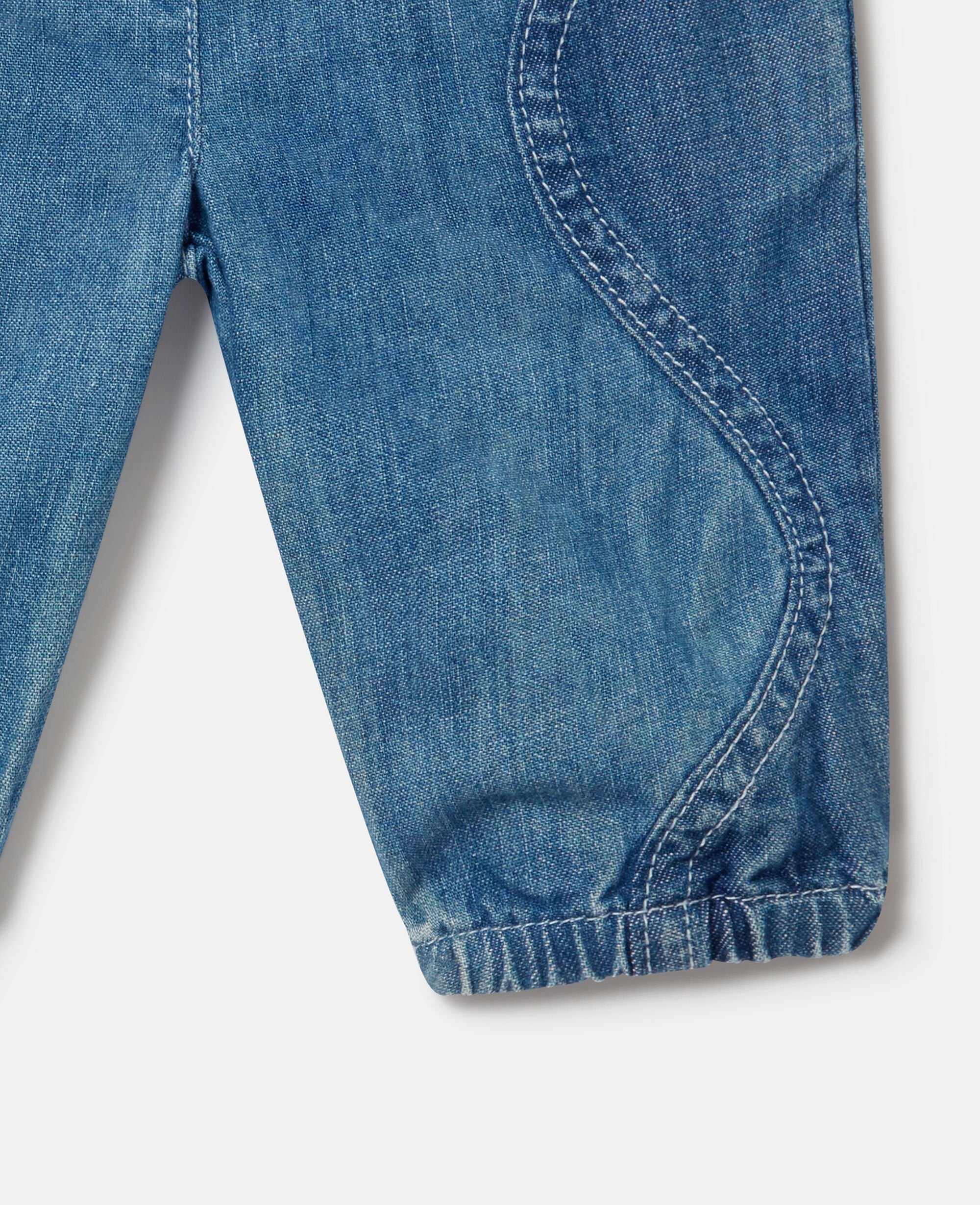 Elasticated Denim Sweatpants